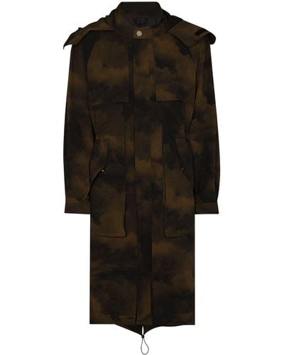 A_COLD_WALL* Parka Terrain camouflage - Nero