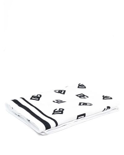 Dolce & Gabbana Asciugamano con stampa - Bianco