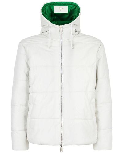 Giuseppe Zanotti Aidak Leather Jacket - White