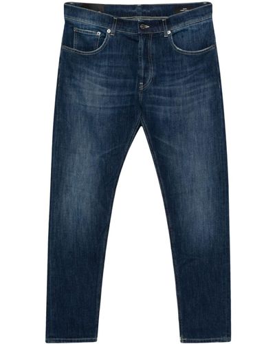 Dondup Dian Distressed Tapered Jeans - Blue