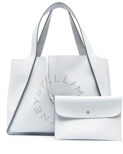 Stella McCartney Sac cabas Stella Logo - Blanc