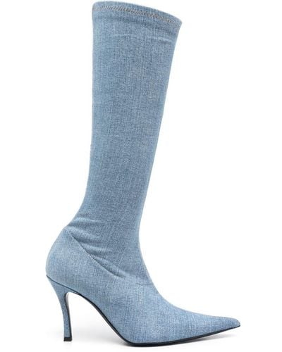 DIESEL D-venus Stiletto Boots - Blue