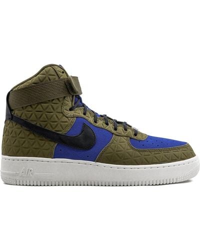 Nike W Air Force 1 Hi Prm Suede Sneakers - Blue