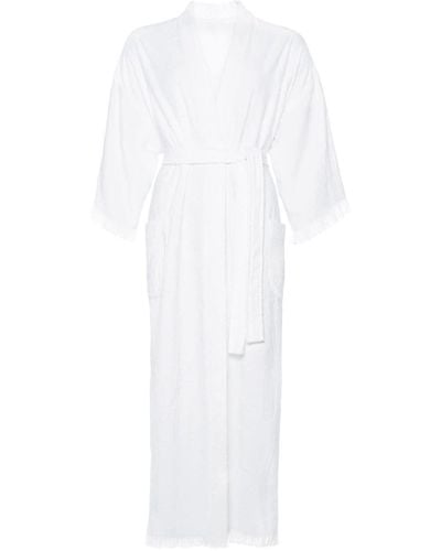 Eres Fraicheur Terry-cloth Robe - White