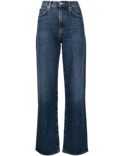 Agolde Harper Straight-leg Jeans - Blue