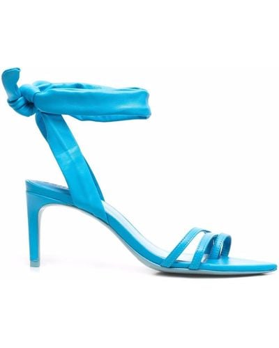 SCHUTZ SHOES Open-toe Heeled Sandals - Blue