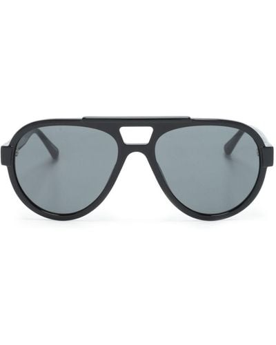 The Attico Jurgen Oversize-frame Sunglasses - Grey