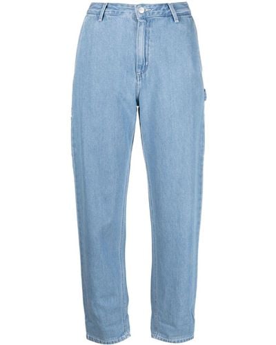 Carhartt Jeans Met Toelopende Pijpen - Blauw