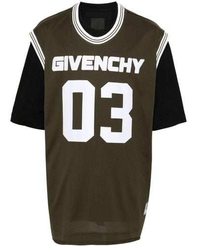 Givenchy T-Shirt mit Logo-Print - Schwarz