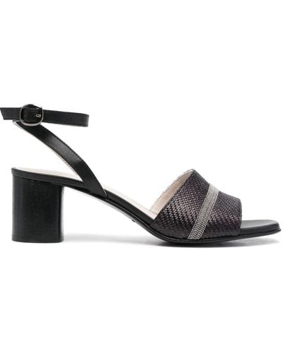 Fabiana Filippi 60mm Open-toe Sandals - Black