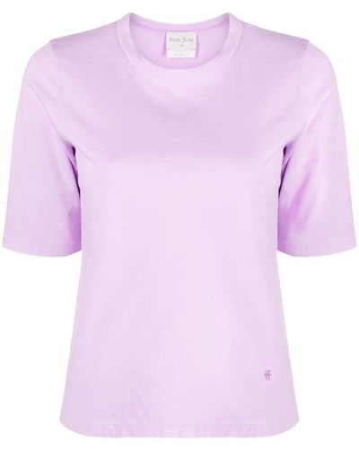 Forte Forte Short-sleeve Cotton T-shirt - Pink