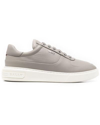 Bally Logo-plaque Low-top Sneakers - Natural