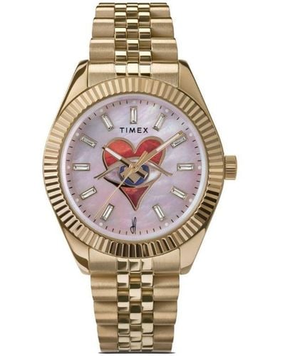 Timex X Jacquie Aiche Legacy Lapis Tribe Eye Horloge 36 Mm - Metallic