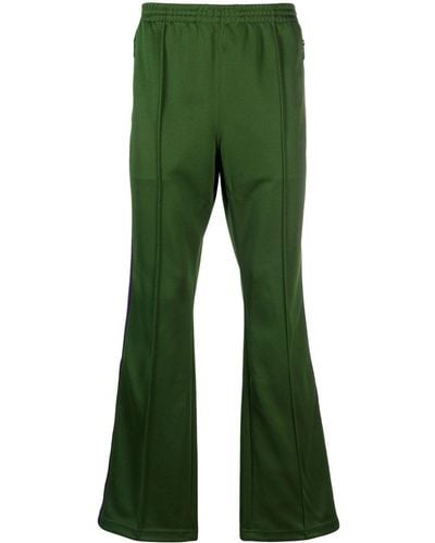 Needles Striped Bootcut Track Trousers - Green