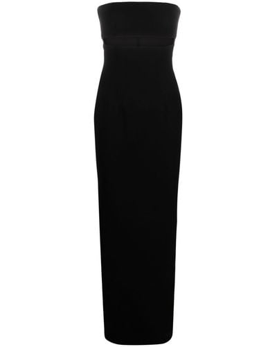 Monot Cut-out Strapless Maxi Dress - Black