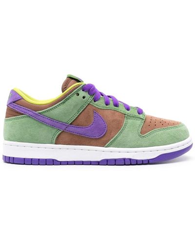 Nike Dunk Panelled Trainers - Green