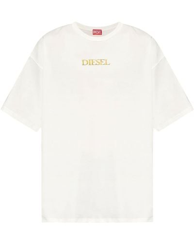 DIESEL Logo-print cotton T-shirt - Weiß