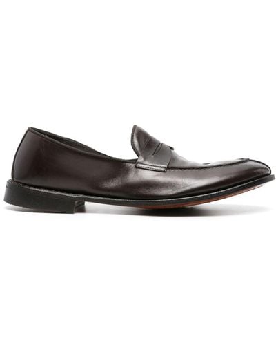 Alberto Fasciani Homer Leather Loafers - Brown