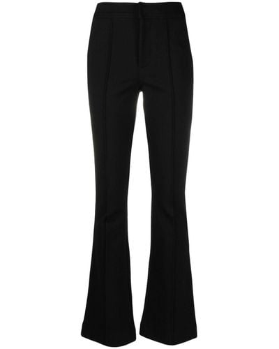Claudie Pierlot Stitched-fold Detailed Flared Pants - Black