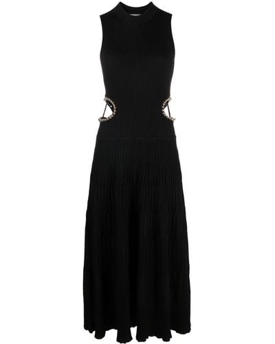 Jonathan Simkhai Cut-out Knitted Dress - Black