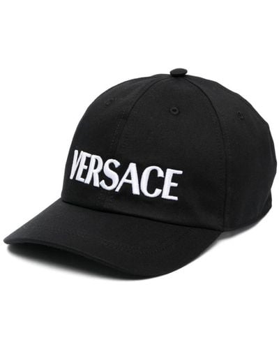 Versace ロゴ キャップ - ブラック