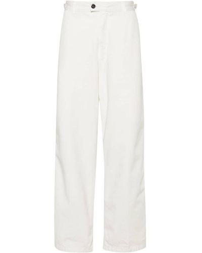 Haikure Cassidy Pressed-crease Jeans - White