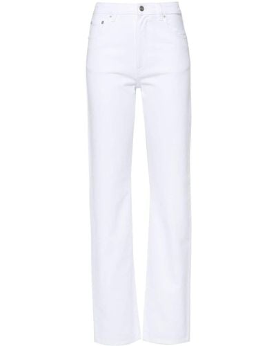 Fabiana Filippi Mid-rise Straight-leg Jeans - White