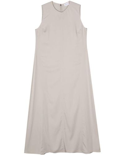 Calvin Klein Shift-style Maxi Dress - White