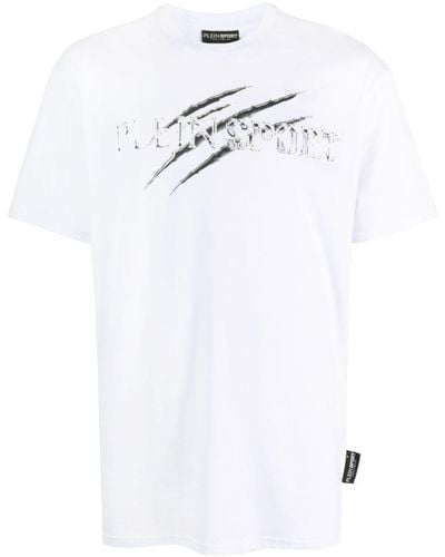 Philipp Plein Graphic-print Cotton T-shirt - White