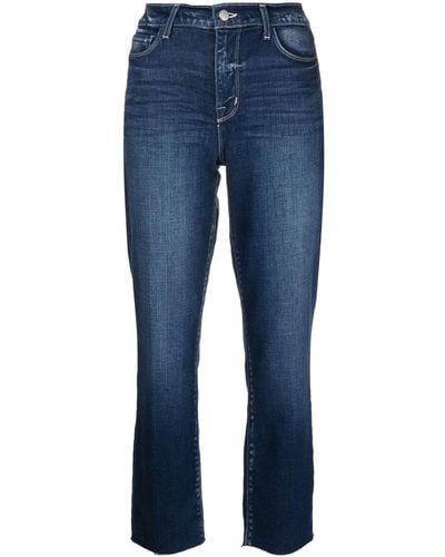 L'Agence Straight Jeans - Blauw