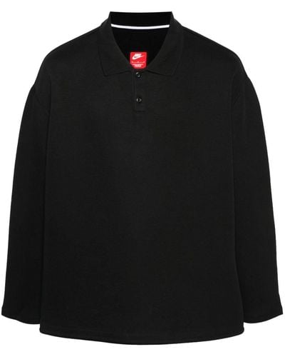 Nike Logo-patch Polo Shirt - Black
