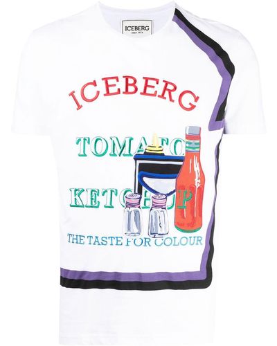 Iceberg-T-shirts voor heren | sale kortingen tot 60% | Lyst NL