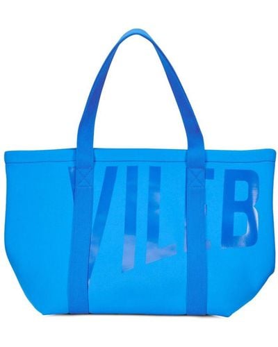 Vilebrequin Bagsib Logo-print Tote Bag - Blue