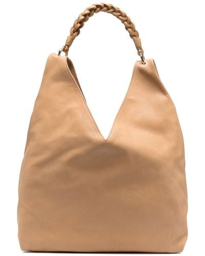 Officine Creative Nolita Leather Tote Bag - Natural