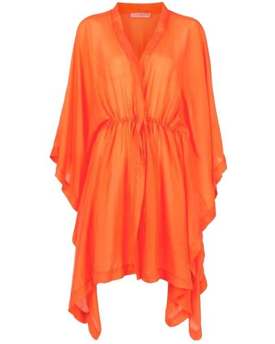 Clube Bossa Robe Nila à design drapé - Orange