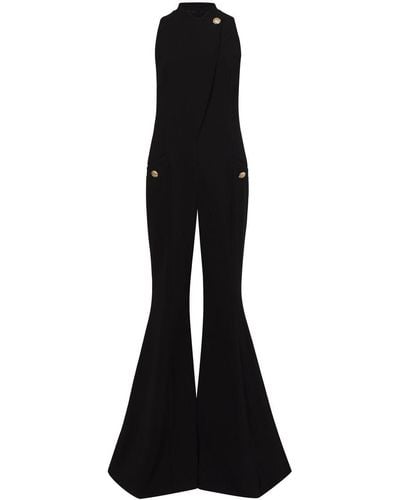 Proenza Schouler Stripe-detail Tuxedo Trousers - Black