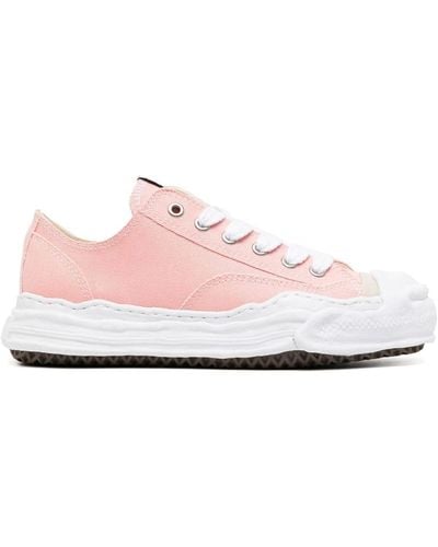 Maison Mihara Yasuhiro "hank" Og Sole Canvas Low-top Sneaker - Pink