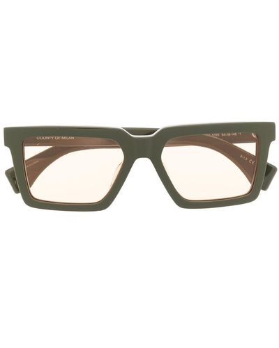 Marcelo Burlon Paramela Square-frame Sunglasses - Brown