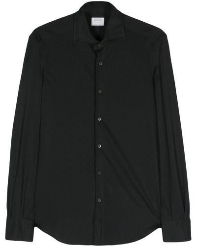 Mazzarelli Long-sleeve Shirt - Black