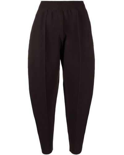 Pleats Please Issey Miyake Pantalon fuselé à coupe courte - Noir