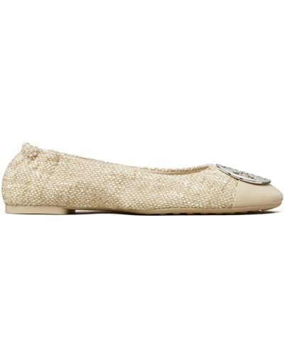 Tory Burch Claire Ballerina Shoes - Natural