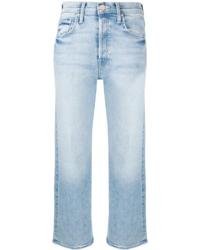 Mother Jeans Met Enkelbandje - Blauw