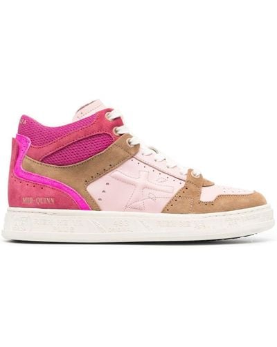 Premiata Quinn High-top Trainers - Pink