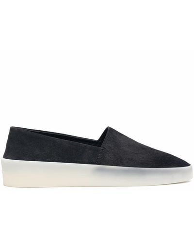 Fear Of God Pony Hair Suede Loafers - Black