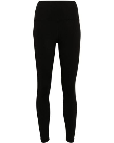 James Perse Seam-detail High-waisted leggings - Black