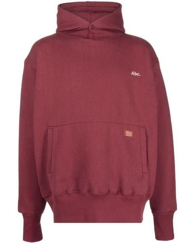 Advisory Board Crystals Double Weight Hoodie - Red