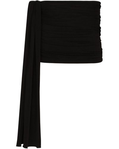 Dolce & Gabbana Cinturón drapeado - Negro