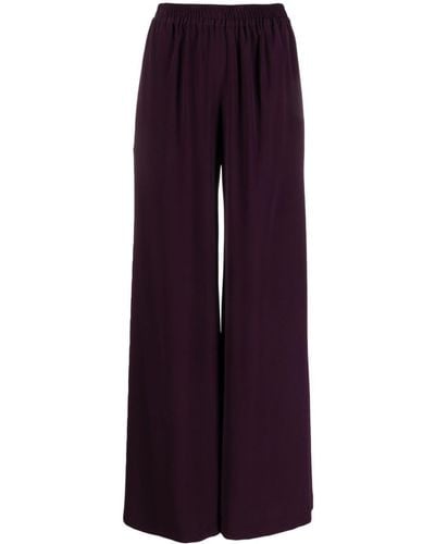 Gianluca Capannolo Antonia High-waisted Wide-leg Trousers - Purple