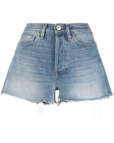 3x1 Shorts im Used-Look - Blau