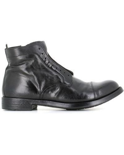 Officine Creative Arbus leather boots - Schwarz